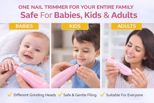 Safe Electric Nail Trimmer For Kids and Adults (2026 Latest Model) I 50% Off I Limited Stock