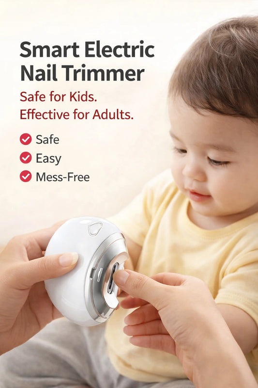 Smart Electric Nail Trimmer For Kids and Adults - 50% Discount Offer